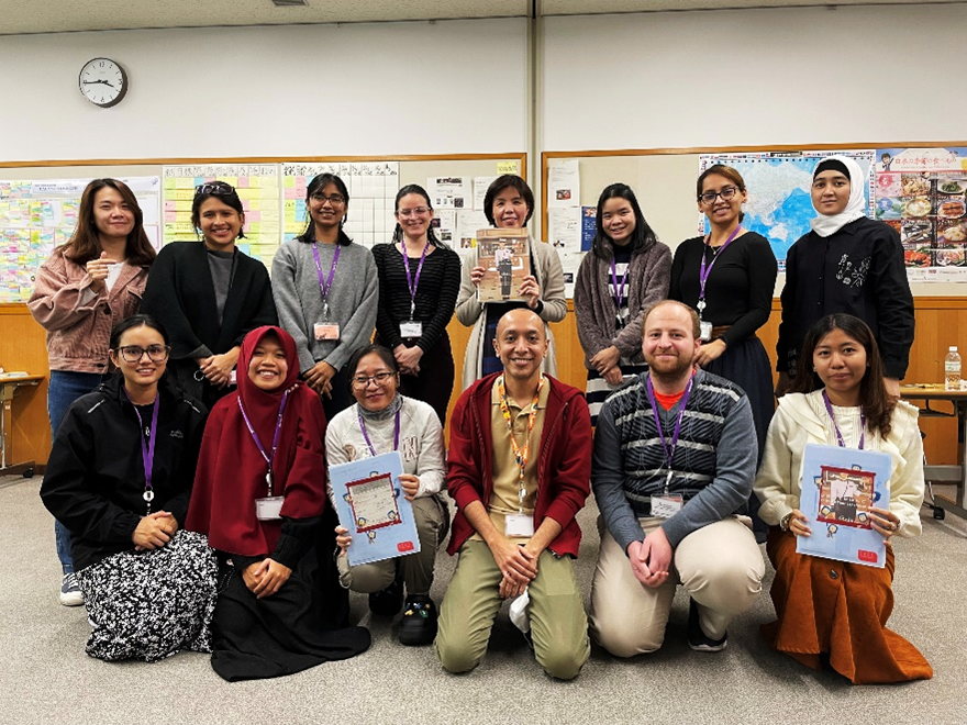 研修参加者の先生方とともに